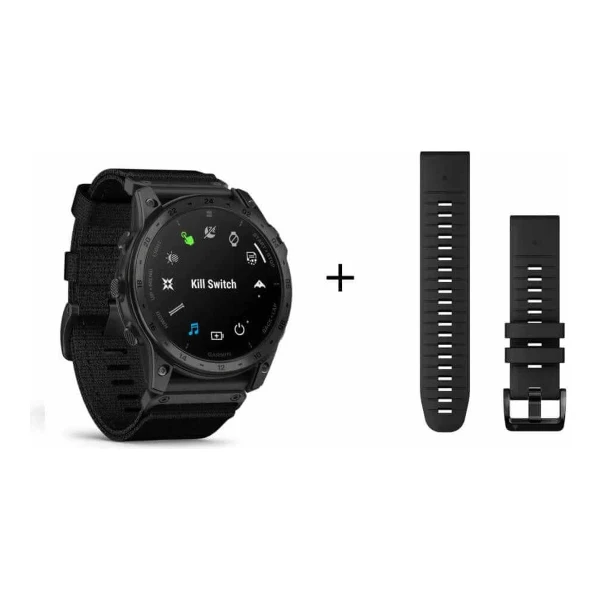 Garmin tactix 7 AMOLED Edition men's watch with nylon strap and silicone strap 010-02931-01