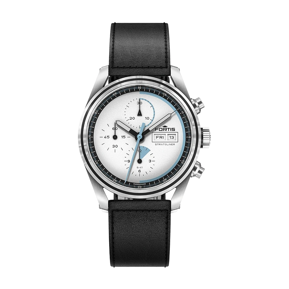 Fortis Stratoliner S-41 White Dust Men's Watch F2340014