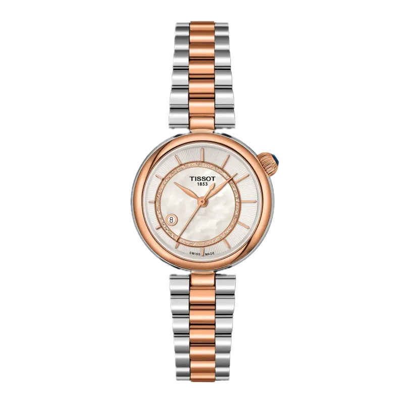 Tissot Désir 28mm, automatic, up to 80 hours power reserve, mother-of-pearl dial ladies' watch T152.207.22.111.00