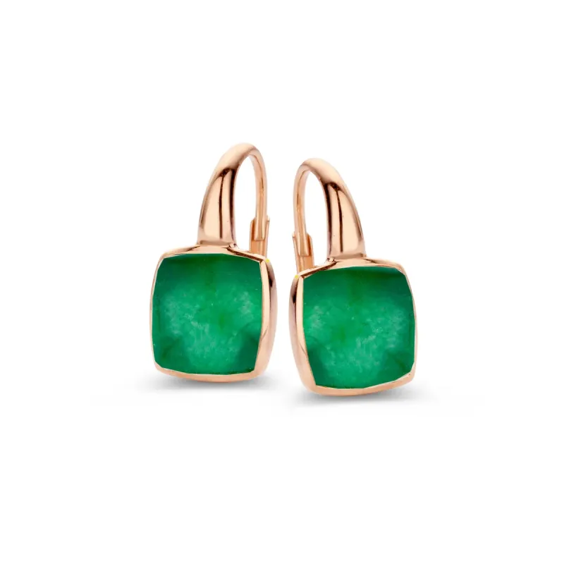 One More Pantelleria 18 carat rose gold earrings 051404Y3