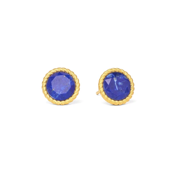 Bernd Wolf Castigli stud earrings lapis 925 sterling silver 1910001236