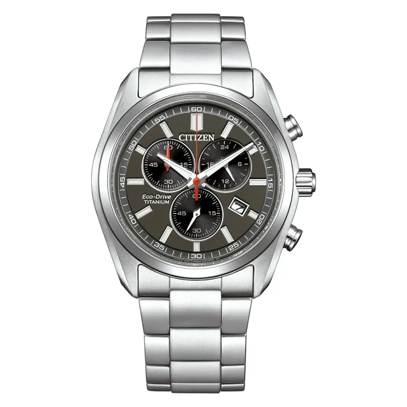 Citizen Super Titanium ™ Eco-Drive black ø 40mm men's watch AT2590-59E