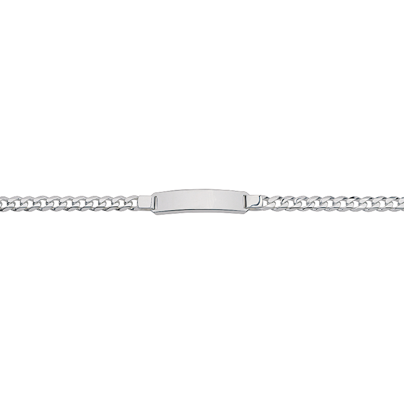 CEM 925 silver identification bracelet 19 cm rhodium-plated BIDR904668