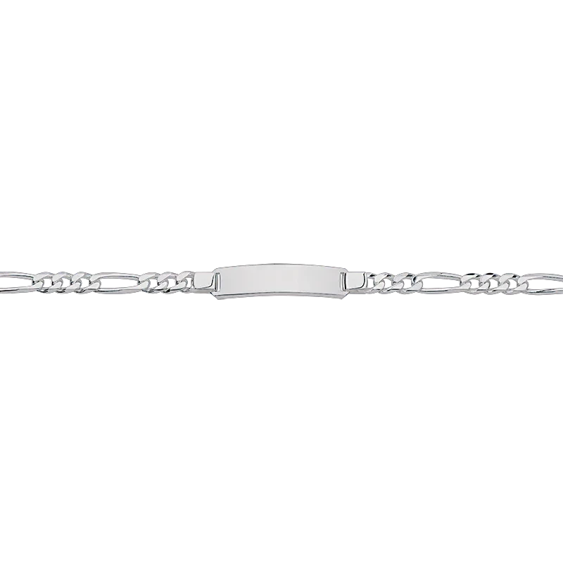 CEM 925 silver identification bracelet 21.5 cm rhodium-plated BIDR904669