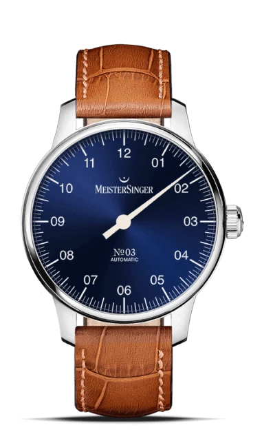 Meister Singer Automatic Sunburst Blue Men's Watch BM9908