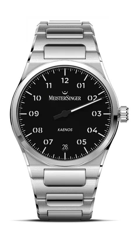Meister Singer Kaenos, automatic movement, black men's watch KS902