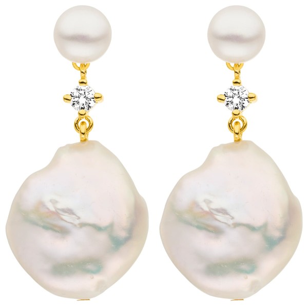 Adriana earrings with freshwater pearls Firenze F38