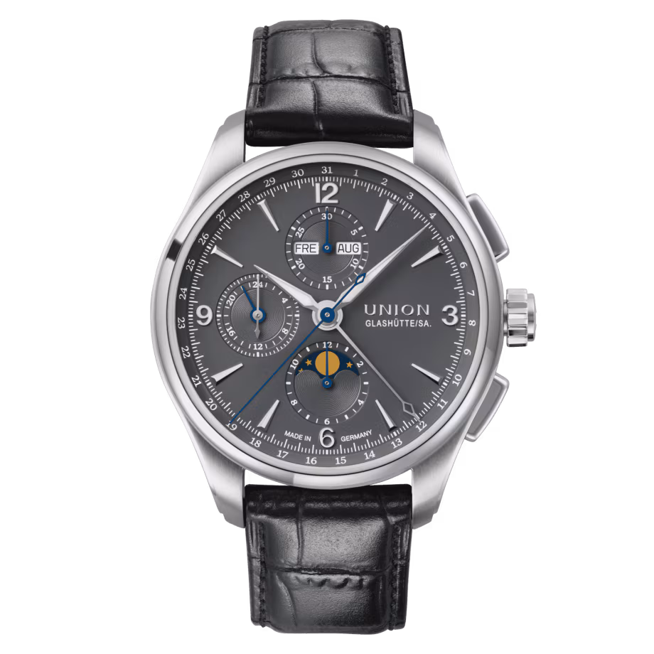 Union Glashütte Belisar Chronograph Moon Phase Men's Watch D014.425.16.087.00