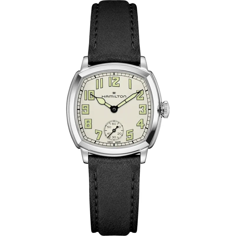 Hamilton American Classic Cushion Small Second 30 mm Hand Wound Women's Watch H36109710