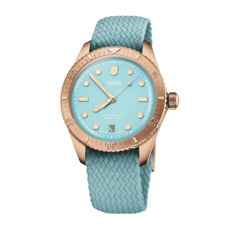 Oris Divers Sixty-Five Cotton Candy 38mm unisex watch 01 733 7771 3155-07 3 19 02BRS