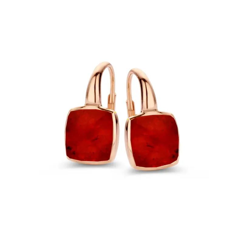 One More Pantelleria 18 carat rose gold earrings 051404R2