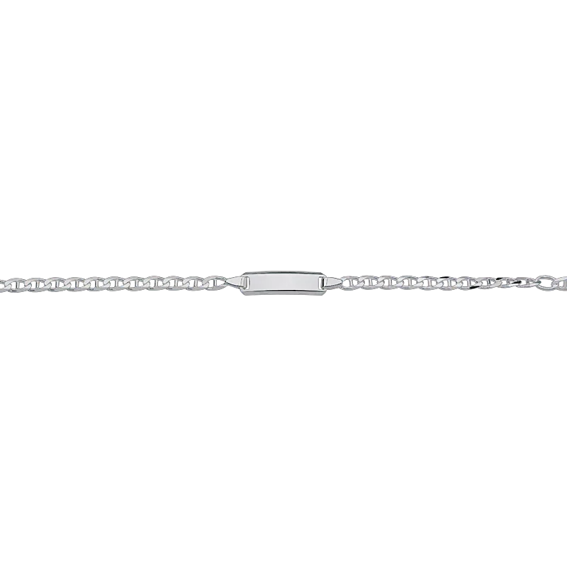 CEM 925 silver identification bracelet 14 - 16 cm, rhodium-plated BIDR904663