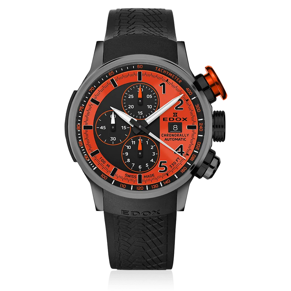 Edox Chronorally men's watch 01129-TNGOCA-ONB