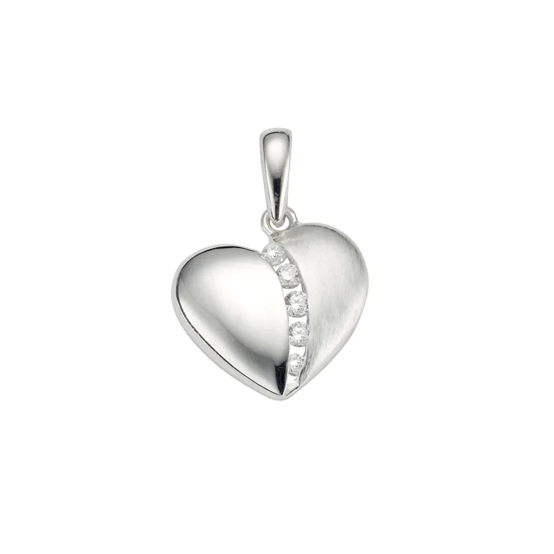 CEM 925 silver pendant heart BAH904737