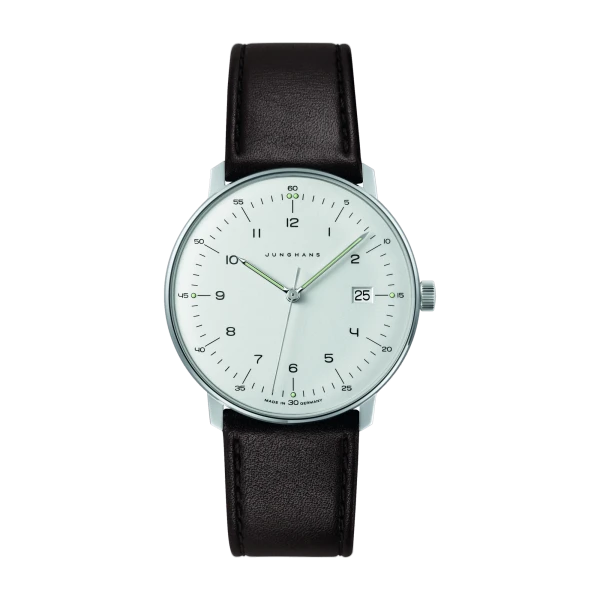 Junghans max bill quartz sapphire glass men's watch 041/4461.02