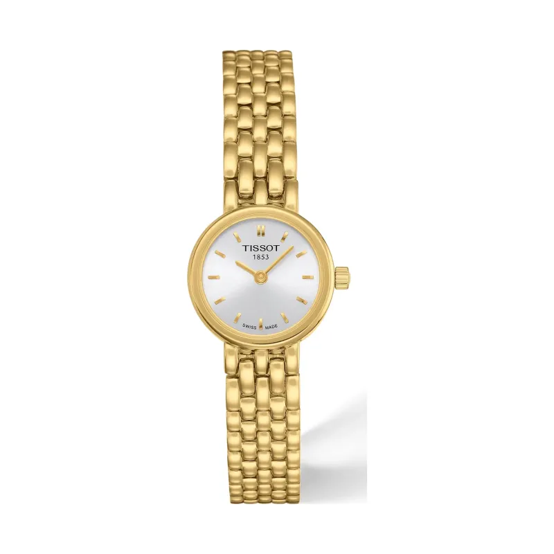 Tissot Lovely 19.5mm Yellow Gold Tone Steel Bracelet Womens Watch T058.009.33.031.00