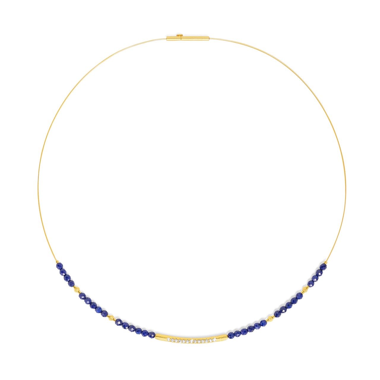 Bernd Wolf Senbo necklace lapis 925 sterling silver