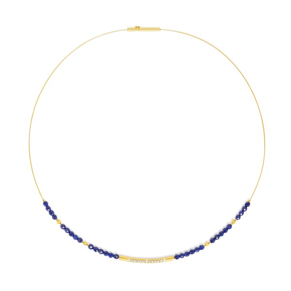 Bernd Wolf Senbo necklace lapis 925 sterling silver