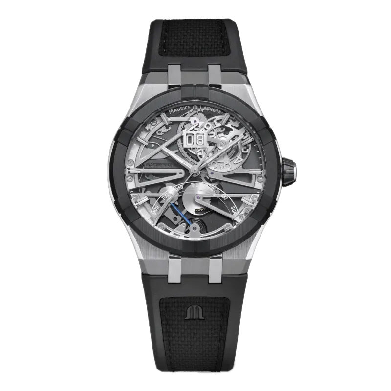 Maurice Lacroix AIKONIC Master Grand Date Retrograde Men's Watch AC8008-SSL20-090-2
