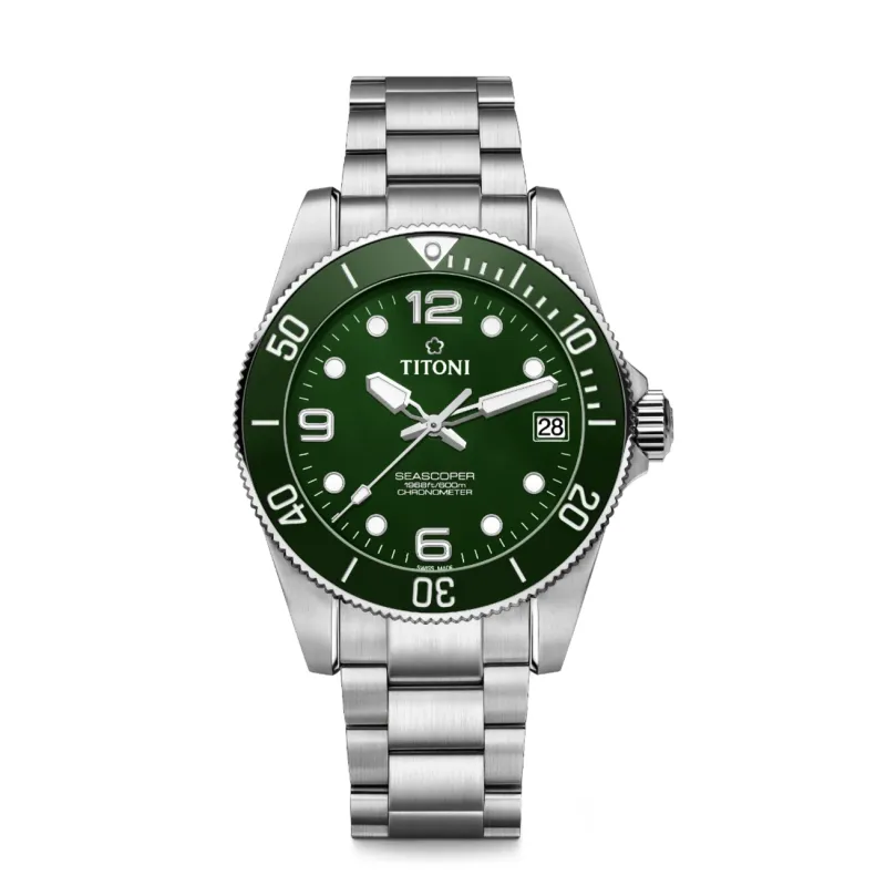 Titoni TITONI SEASCOPER CHRONOMETER 42MM men's watch 83601 S-GN-739