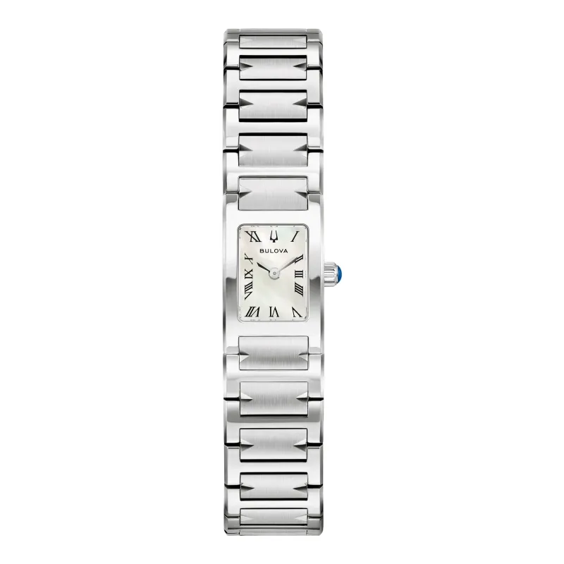 Bulova Marc Anthony Harmony Quartz Stainless Steel Mother of Pearl Ladies Watch 96L360