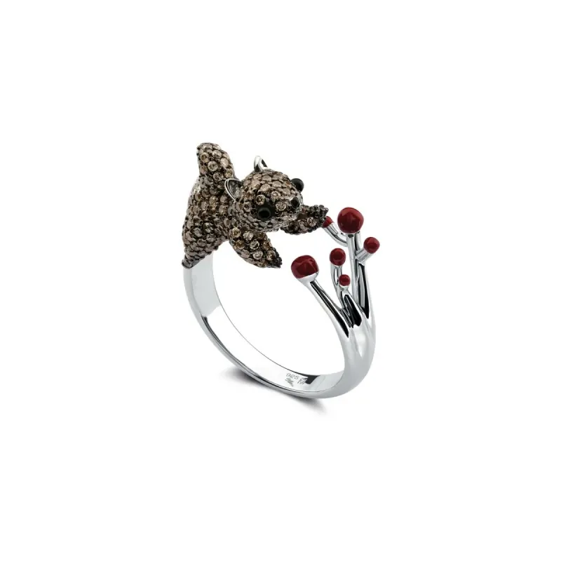 Seinerzeit Fluffy Squirrel Ring Size 52/54, SZA-1990-342-S