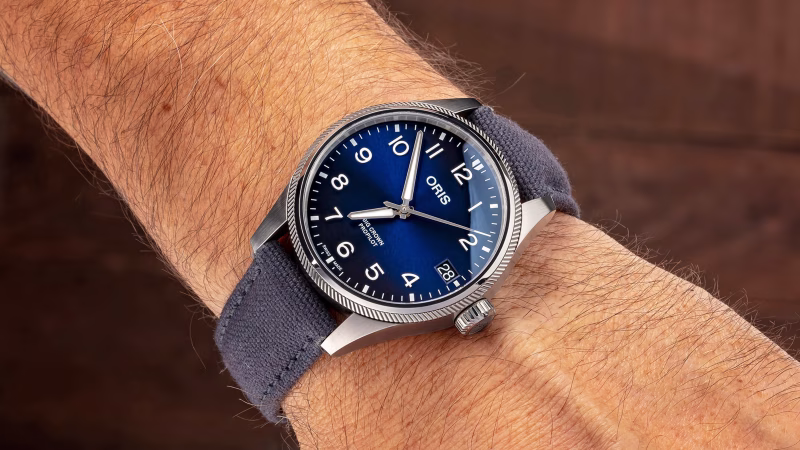 Oris Big Crown ProPilot Big Date 41mm, textile strap, 38-hour power reserve, automatic men's watch 01 751 7761 4065-07 3 20 05LC