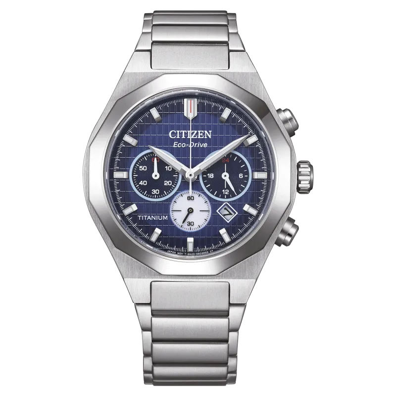 Citizen Zenshin Senkei Super Titanium™ Chronograph with Eco-Drive Men's Watch CA4691-59L