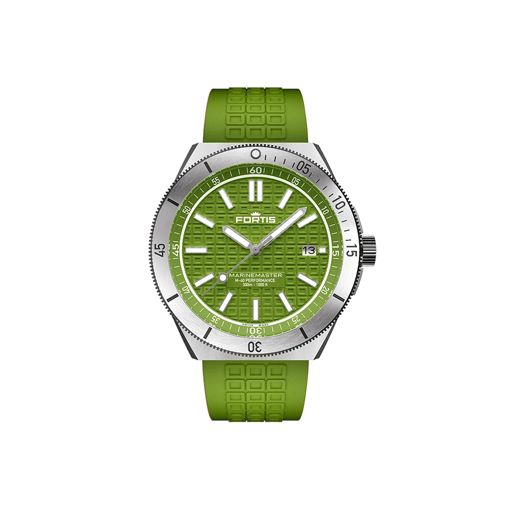 Fortis Marinemaster M-40 Woodpecker Green Men's Watch F8120007