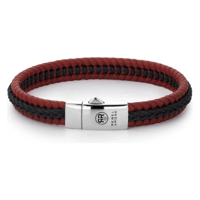 Rebel and Rose Men's Jewelry Rebel and Rose Braided RR-L0067-S-L