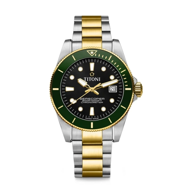 Titoni Seascoper men's watch 83300 SY-GN-248