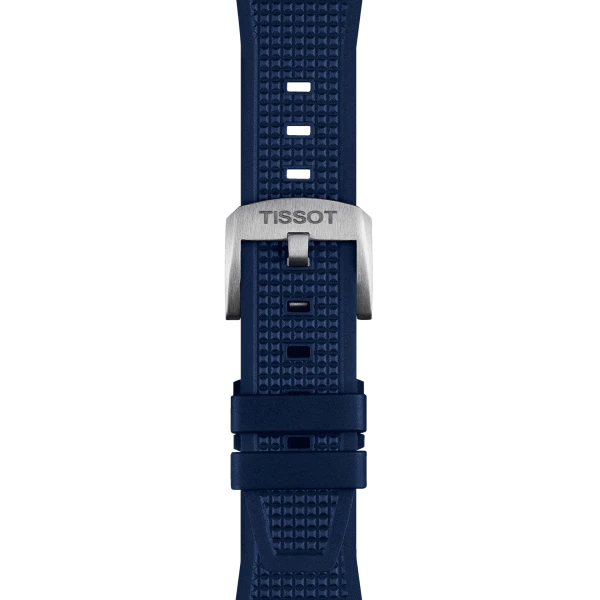 Tissot replacement strap rubber blue 12 mm