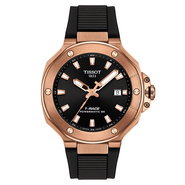 Tissot T-Race Powermatic 80 Rose Gold Men's Watch T141.807.37.051.00