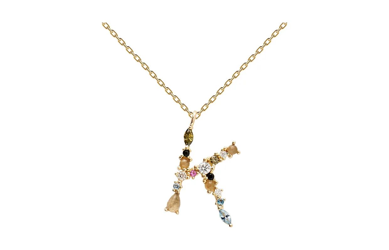 PD Paola Necklace Letter K CO01-106-U