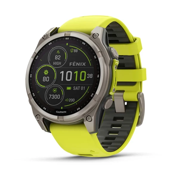 Garmin fēnix® 8 - 47 mm Solar Sapphire Graphite/Titanium Titan 010-02906-21