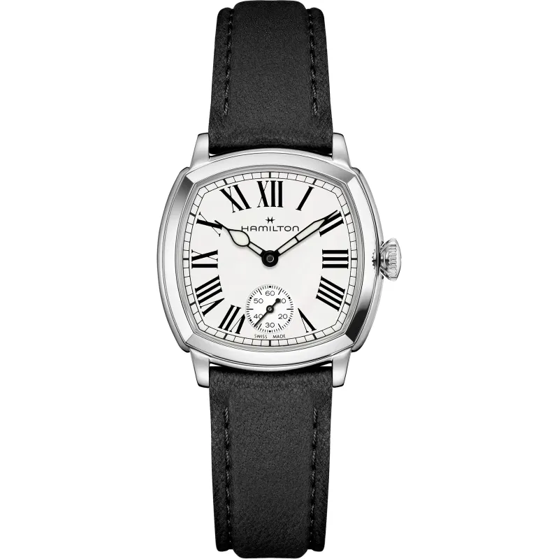Hamilton American Classic Cushion Small Second 30 mm Hand Wound Women's Watch H36109720