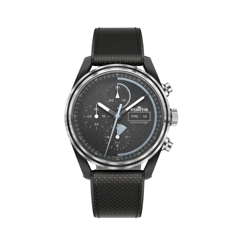Fortis Stratoliner Gravity Black Men's Watch F2340018