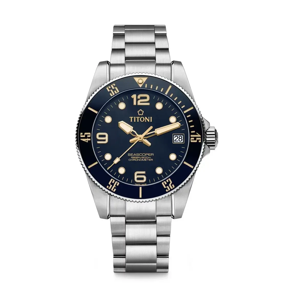 Titoni Seascoper men's watch 83600 S-BO-255 Retro