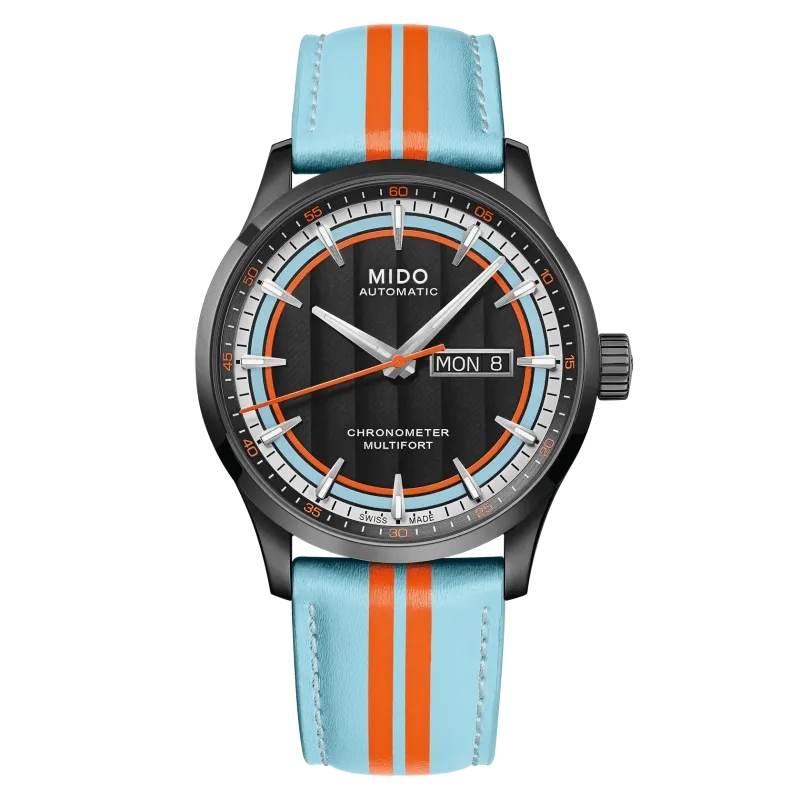 Mido Multifort Automatic Chronometer 1 Racer, 80-hour power reserve men's watch M038.431.36.051.00