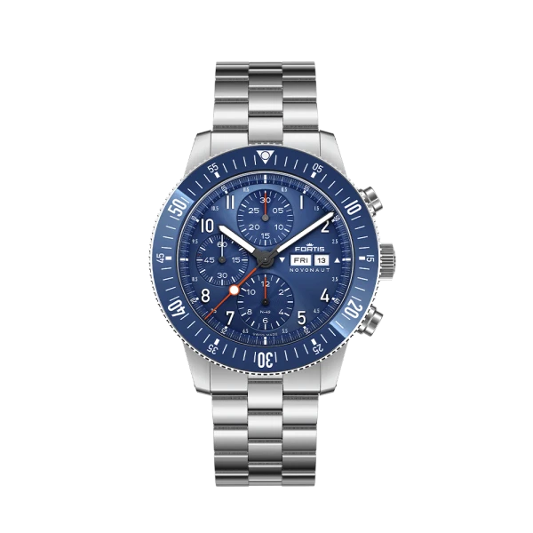 Fortis NOVONAUT N-42 Cobalt Blue Men's Watch F2040012
