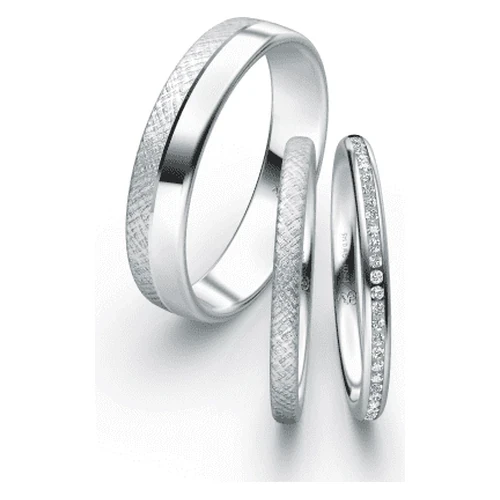 First Individual Love 3D TriSet wedding ring pair Rauschmayer 72-02040 | 73-02039 | 72-02039