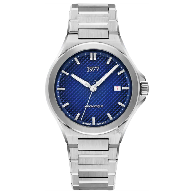 1977 ARSENE Automatik, 41 mm, Zifferblatt Blau, Edelstahlband 904L, Men's Watch 1977P02161