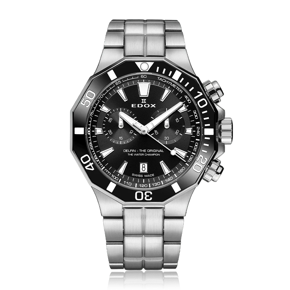 Edox Delfin The Original Chronograph Men's Watch 10112-3NM-NIN
