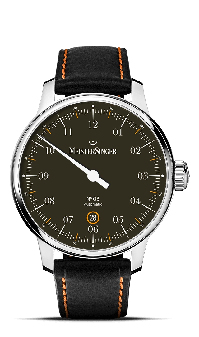 Meister Singer N 03 40mm Automatic Men's Watch DM902C