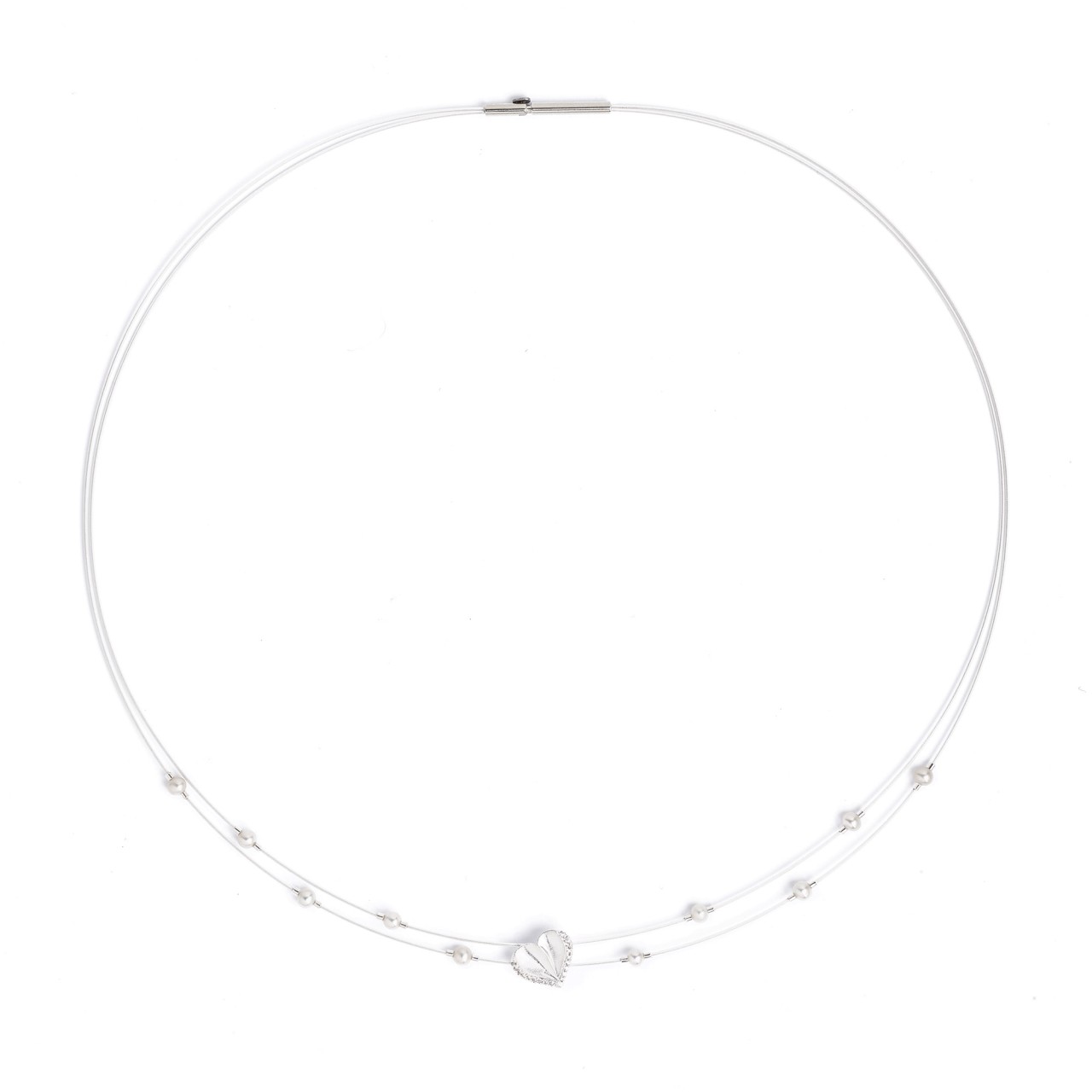 Bernd Wolf Corelis necklace freshwater pearl 925 sterling silver matt 87104654-043