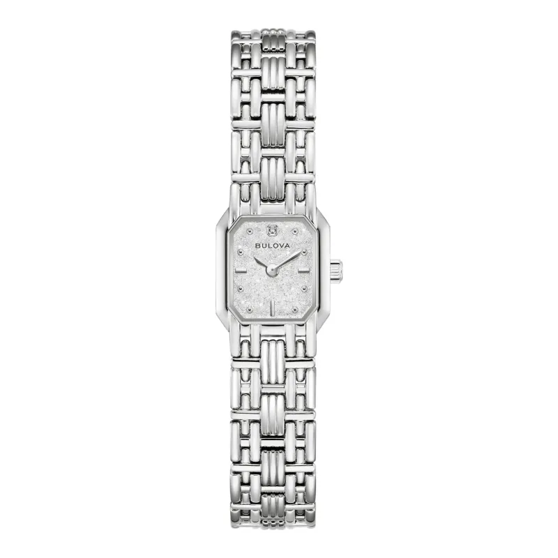 Bulova Goddess of Time Sophia Quartz Stainless Steel with Diamond Ladies Watch 96P263