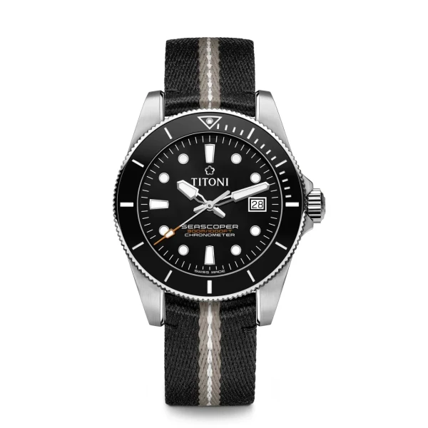 Titoni Seascoper 300 men's watch 83300 S-BK-T5-702