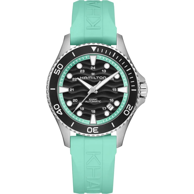 Hamilton Khaki Navy Scuba 40 mm, Turquoise, Limited Edition Men's Watch H82415331