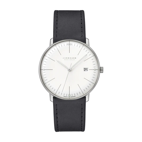 Junghans max bill MEGA solar sapphire glass men's watch 059/2020.02