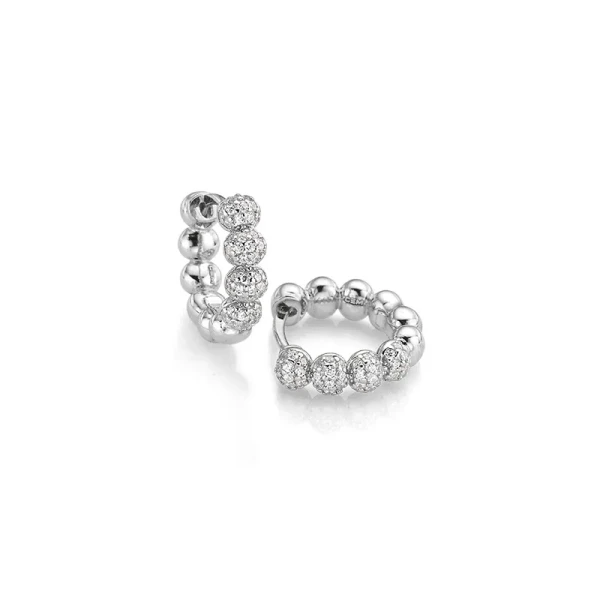 CEM silver hoop earrings 15 mm 5-211920-001